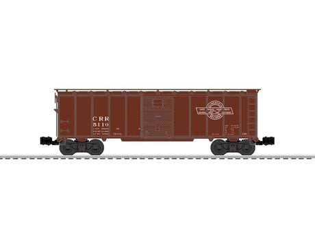 Steel Boxcar - 3-Rail - Ready to Run -- Clinchfield #5110 (Boxcar Red, Large Logo)
