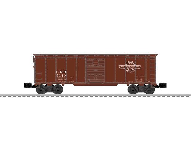 Steel Boxcar - 3-Rail - Ready to Run -- Clinchfield #5110 (Boxcar Red, Large Logo)
