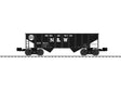 2-Bay Steel Hopper - 3-Rail - Ready to Run -- Norfolk & Western #96224 (black, white, Hamburger Logo)
