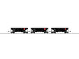 2-Bay Steel Hopper 3-Pack - 3-Rail - Ready to Run -- Reading #76457, 76641, 76758 (black, red, Anthracite Logo)