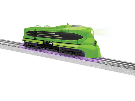 Phantom Locomotive - 3-Rail - LionChief 2.0 Sound and Control -- Area 51 (green, black)