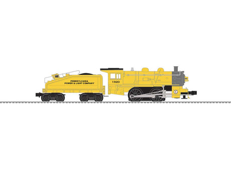0-4-0 - 3-Rail - LionChief Sound and Control -- Pennsylvania Power & Light #1920 (yellow, graphite)