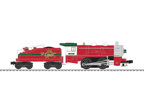 0-4-0 - 3-Rail - LionChief Sound and Control -- Christmas #2526 The Comet (red, silver, green)