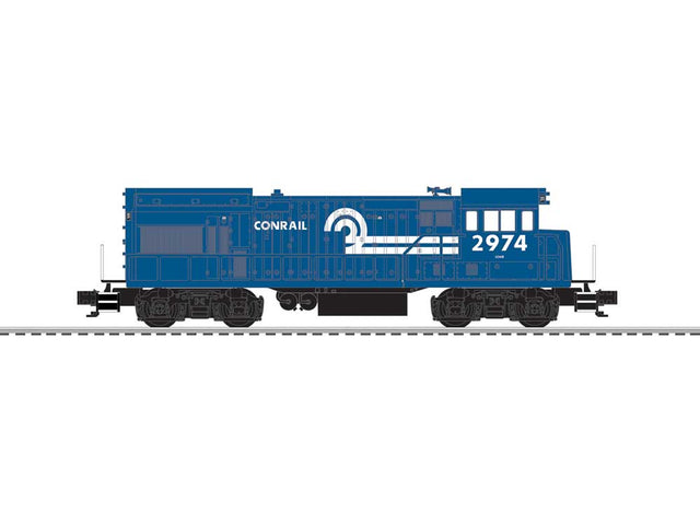 GE U36B - 3-Rail - LionChief Sound and Control -- Conrail #2974 (blue, white)