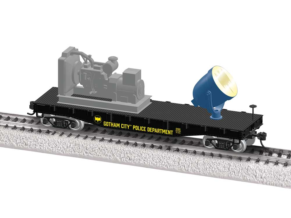 Searchlight Car - Ready to Run -- Batman Gotham City Police (black, gray, blue)