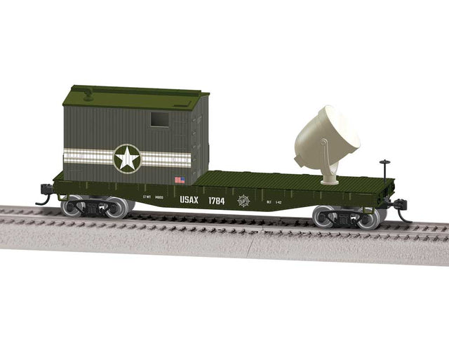 Searchlight Caboose - Ready to Run -- U.S. Army USAX #1784 (green, white)