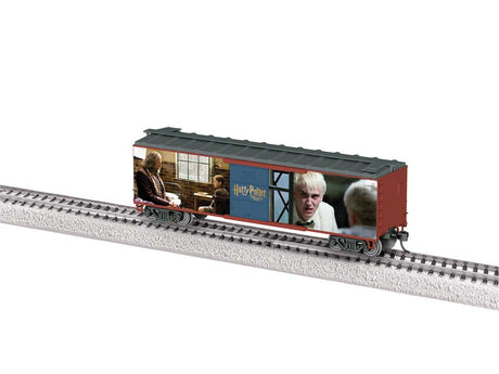 40' Steel Flat-End Boxcar - Ready to Run -- Harry Potter and the Half Blood Prince (4 Movie Scenes)-2