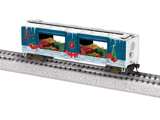 Mint/Present Car - Ready to Run -- The Polar Express (blue, white, maroon)