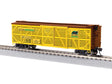 40' Stock Car w/Sounds - Ready to Run -- Jack's Donkey Farm JFX #4320 (yellow, Boxcar Red)