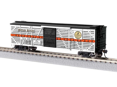 40' Stock Car w/Sounds - Ready to Run -- Halloween Werewolf #4340 (white, black, orange)