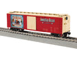 40' Steel Flat-End Plug-Door Reefer/Boxcar - Ready to Run -- Anheuser-Busch (Bottled Beers Vintage Ad, red, cream)