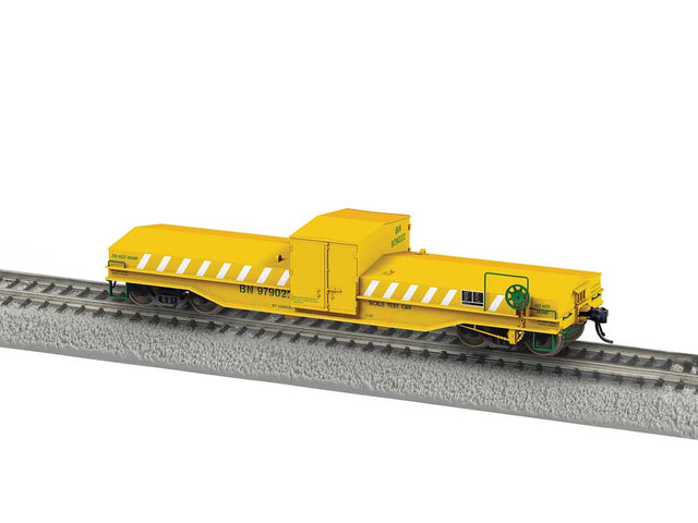 Maxson Scale Test Car - Ready to Run -- Burlington Northern #979022 (yellow, white)