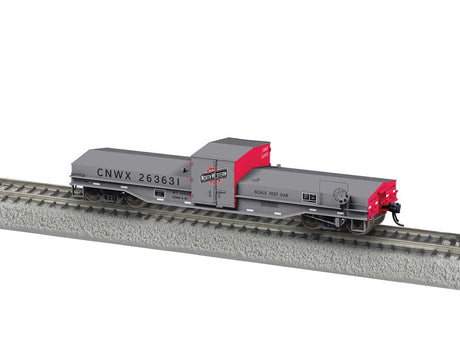 Maxson Scale Test Car - Ready to Run -- Chicago & North Western #26363 (MOW gray, red)