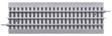 FasTrack(TM) Track w/Roadbed - 3-Rail -- Straight - 10"  25.4cm pkg-1