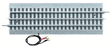 FasTrack(TM) Track w/Roadbed - 3-Rail -- Terminal Section w/Hook-Up Wires 10"  25.4cm