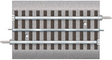FasTrack(TM) Track w/Roadbed - 3-Rail -- 1/2 Straight Track - 5"  12.7cm-1