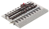 FasTrack(TM) Track w/Roadbed - 3-Rail -- Lighted Bumper 5"  12.7cm pkg(2)-2