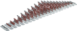 FasTrack Graduated Trestle -- 22 Pieces, 5-1/2"  14cm Tallest Bent-1