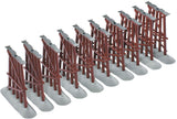 FasTrack Elevated Trestle -- 10 Pieces, All 5-1/2"  14cm Tall-2