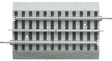 FasTrack(TM) Track w/Roadbed - 3-Rail -- Block (Electrical Gap) Section (Includes Under-Track Jumper Wires) 5"  12.7