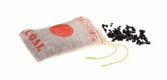 Simulated Coal for Working Cars & Structures -- 4oz  113g Bag for Dump Cars-1