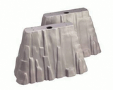 Rock Piers -- Gray pkg(2) 7 x 5 x 3"  17.8 x 12.7 x 7.6cm-1