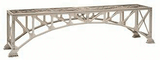 Steel Arch Bridge/Under Arch Bridge -- Gray - Kit - 19-1/4 x 3-5/8 x 4-7/8"  48.9 x 9.2 x 12.4cm-1