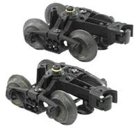 Die Cast Metal Truck w/Metal Knuckle Coupler -- Bettendorf  1 Pair-2