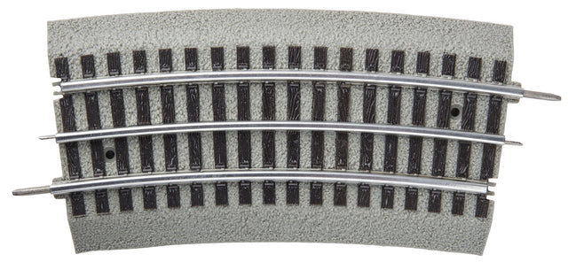 FasTrack(TM) Track w/Roadbed - 3-Rail -- 1/2 O-48 Curve