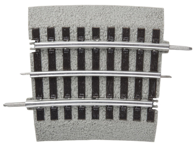 FasTrack(TM) Track w/Roadbed - 3-Rail -- 1/4 O-48 Curve
