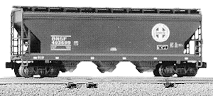 3-Bay Covered Hopper w/End of Train Device