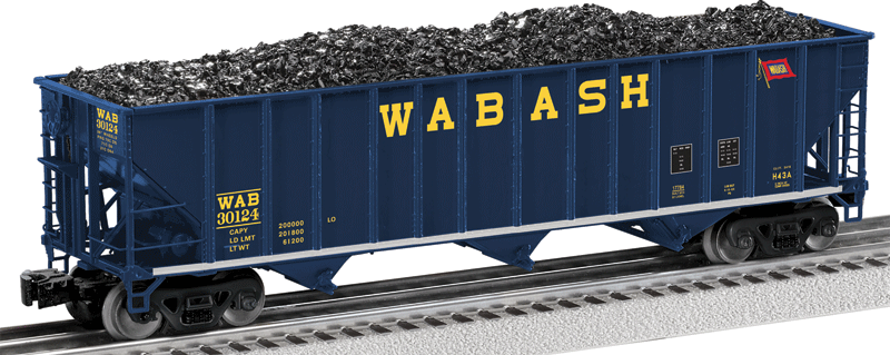 3-Bay Open Hopper w/Coal Load 3-Pack - 3-Rail - Ready to Run -- Norfolk Southern Heritage Set, 1 Each WAB, RDG, ITC-1