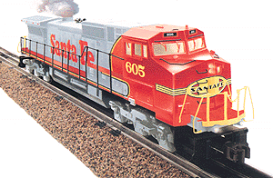Diesel Dash 9 Powered - Command Equipped -- ATSF