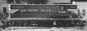 Diesel Dummy GP9B -- SP Cabless Booster Unit