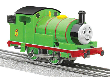 Thomas & Friends(TM) Steam 0-4-0T w/Moving Eyes & Whistle Ready to Run 3-Rail -- Percy (green)