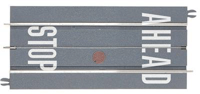 K-Line by Lionel SuperStreets(TM) Track -- Marked Straight - Stop Ahead 5" 12.7cm pkg(2)