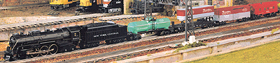 Steam Freight w/SignalSounds -- NYC Powered 4-6-4, 3 Cars, Caboose, 0-31 Track Oval, Power Pack