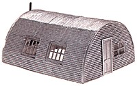 Assembled Quonset Hut -- 8-1/2 x 4 x 5" 21.2 x 10 x 12.5cm