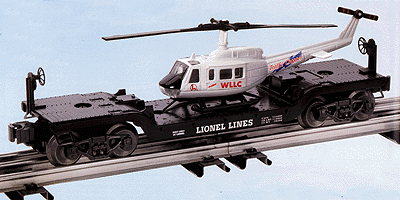 Flatcar w/Traffic Hlcptr