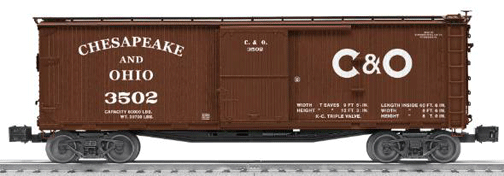 C&O Dbl Sheathed Boxcar