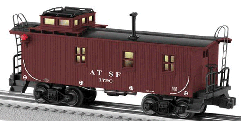 Wood Side Caboose ATSF