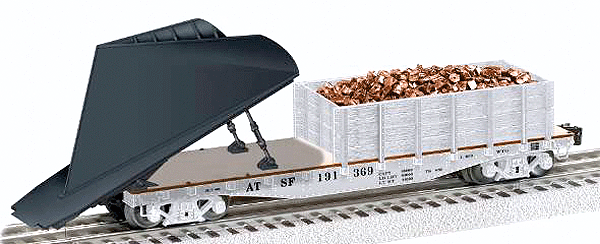 Wedge Plow Flatcar -- Santa Fe