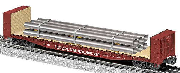 Penn Flatcar w/Bulkheads