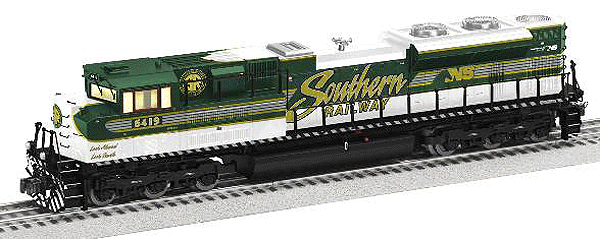 EMD SD70ACe - 3-Rail w/Legacy Sound, Control & Smoke -- Norfolk Southern #6419 (Southern Railway Heritage; green, gold, silver)