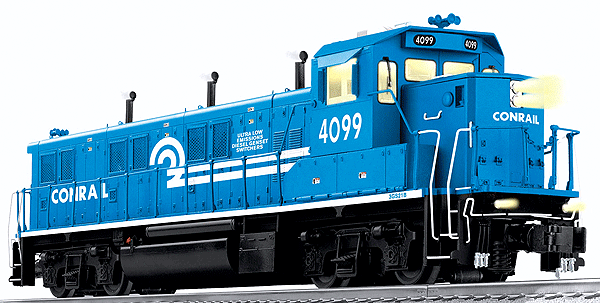 3GS21B Genset - 3-Rail w/Legacy Sound, Control & Smoke -- Conrail #4099 (blue, white)