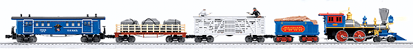 The Lone Ranger Wild West(TM) Steam Mixed Train Set -- Fort Worth & Western