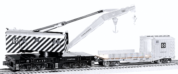 Command Control Crane & Boom Car Set -- Santa Fe