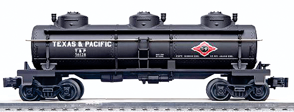 3-Dome Tank Car - Ready to Run - 3-Rail -- Texas & Pacific