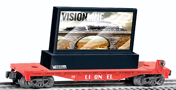 Lionel Flatcar with Operating LCD