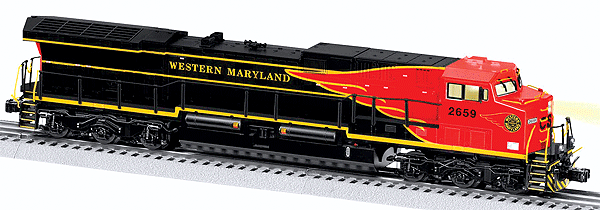 GE AC6000 - Scale 3-Rail w/Legacy Sound, Control & Smoke -- CSX Transportation #2659 (Western Maryland Heritage)